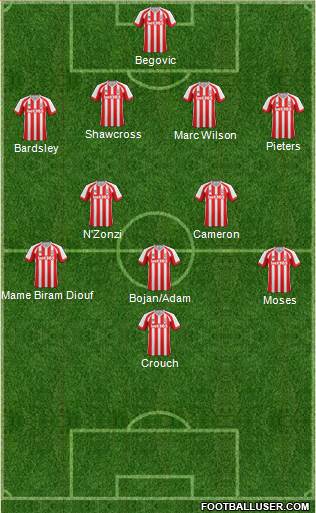 Stoke City Formation 2014