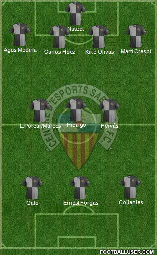 C.E. Sabadell Formation 2014