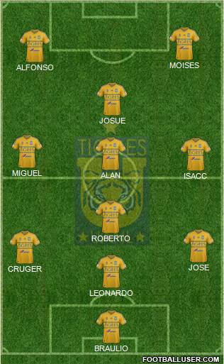 Club Universitario de Nuevo León Formation 2014