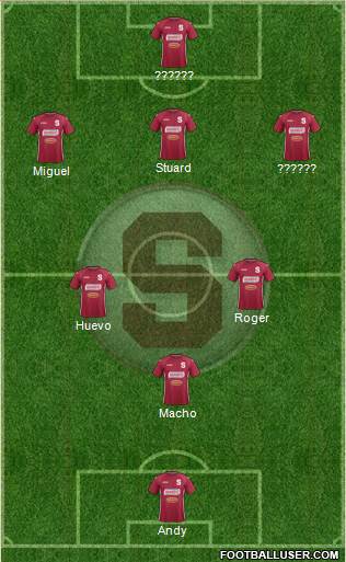 CD Saprissa Formation 2014