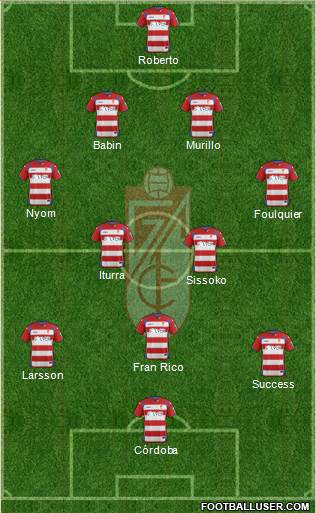 Granada C.F. Formation 2014