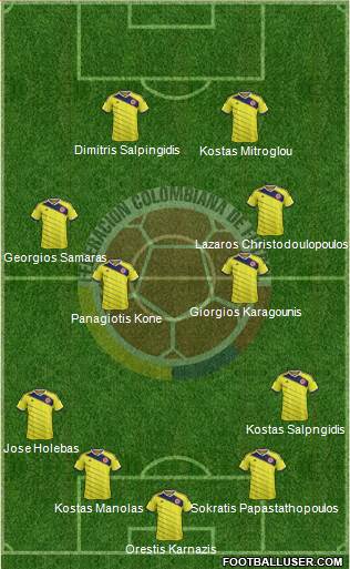 Colombia Formation 2014