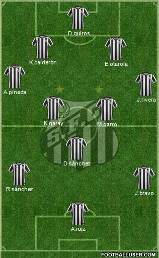 Santos FC Formation 2014