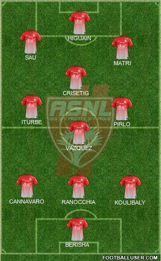 A.S. Nancy Lorraine Formation 2014