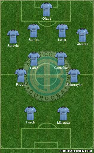 Belgrano de Córdoba Formation 2014