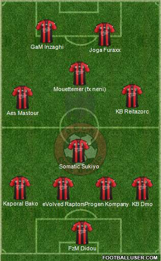 OGC Nice Côte d'Azur Formation 2014