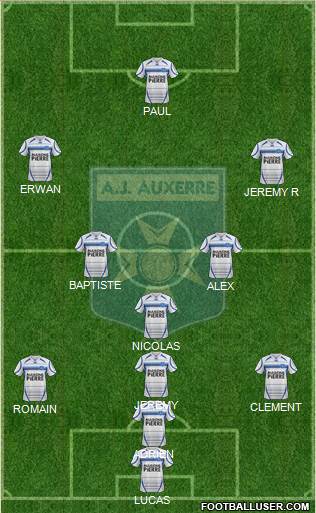 A.J. Auxerre Formation 2014