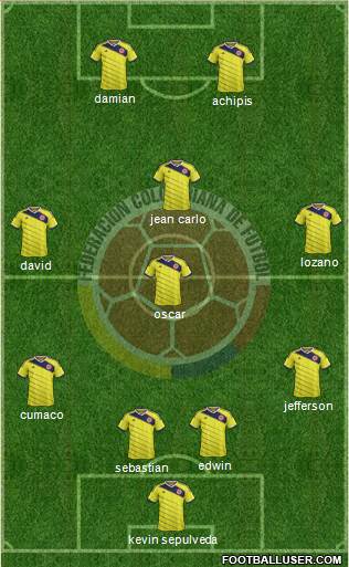 Colombia Formation 2014