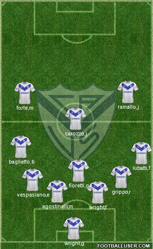 Vélez Sarsfield Formation 2014