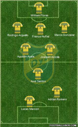 Defensa y Justicia Formation 2014