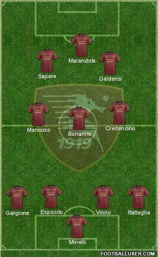 Salernitana Formation 2014