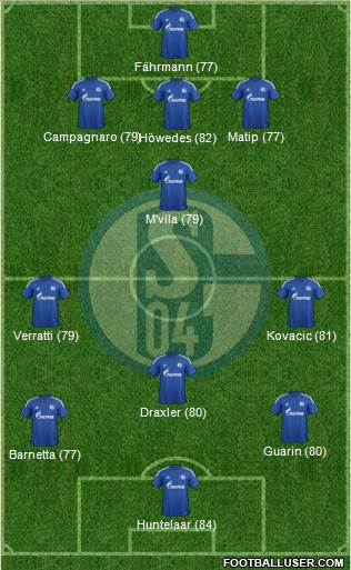 FC Schalke 04 Formation 2014