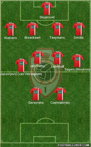 R Antwerp FC Formation 2014