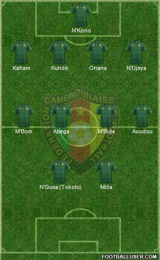 Cameroon Formation 2014