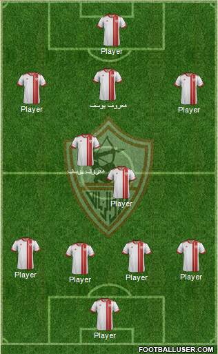 Zamalek Sporting Club Formation 2014