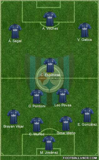 CD Huachipato Formation 2014