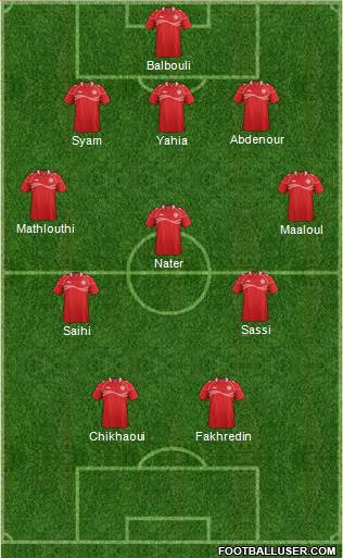 Tunisia Formation 2014