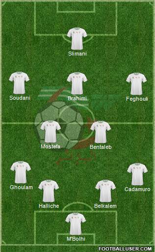 Algeria Formation 2014