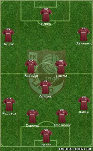 FK Sarajevo Formation 2014