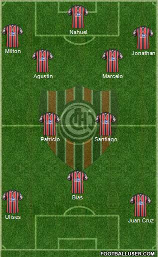 Chacarita Juniors Formation 2014