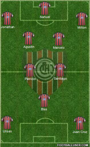 Chacarita Juniors Formation 2014