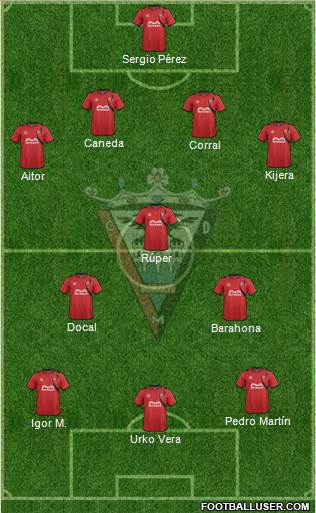 C.D. Mirandés Formation 2014