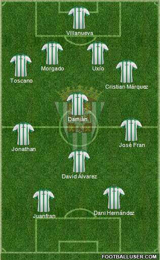 Córdoba C.F., S.A.D. Formation 2014