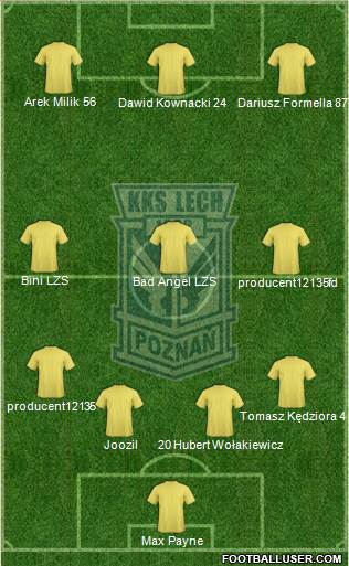 Lech Poznan Formation 2014