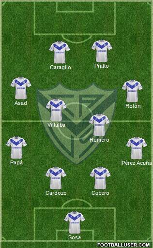 Vélez Sarsfield Formation 2014