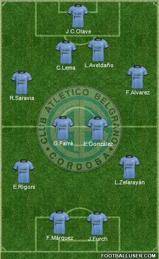 Belgrano de Córdoba Formation 2014