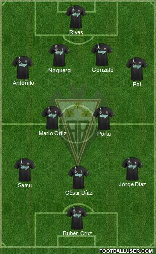 Albacete B., S.A.D. Formation 2014