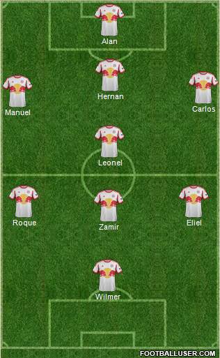 New York Red Bulls Formation 2014