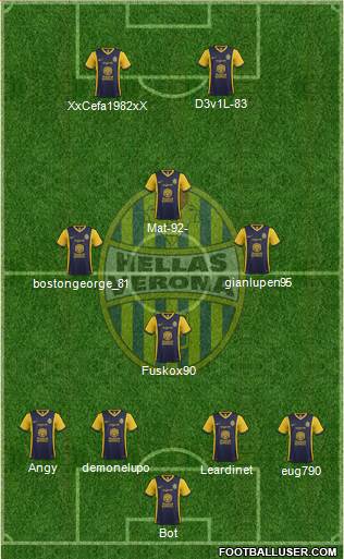 Hellas Verona Formation 2014