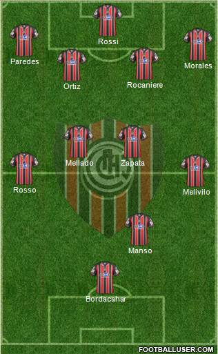 Chacarita Juniors Formation 2014