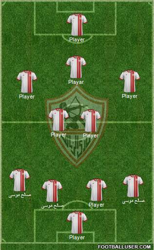 Zamalek Sporting Club Formation 2014