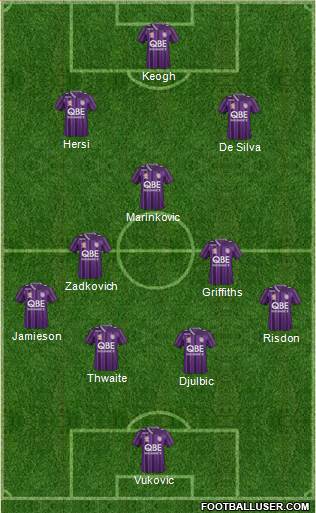 Perth Glory Formation 2014