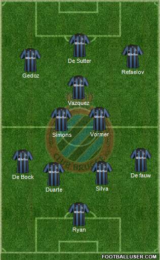 Club Brugge KV Formation 2014