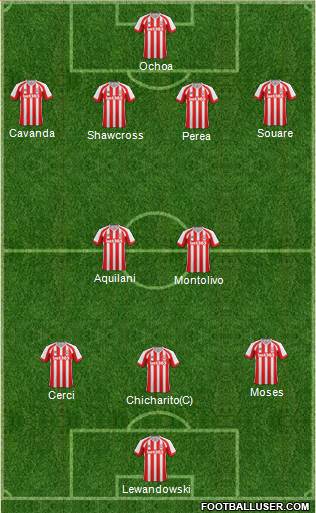 Stoke City Formation 2014