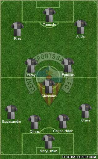 C.E. Sabadell Formation 2014