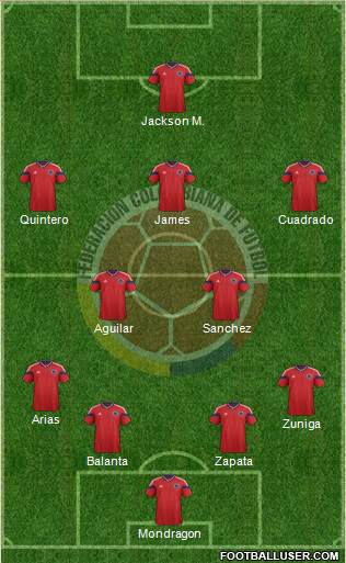 Colombia Formation 2014