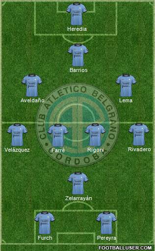 Belgrano de Córdoba Formation 2014