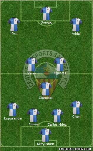 C.E. Sabadell Formation 2014