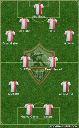 Zamalek Sporting Club Formation 2014