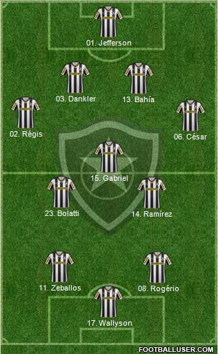 Botafogo FR Formation 2014