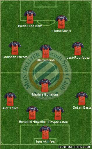 Montpellier Hérault Sport Club Formation 2014