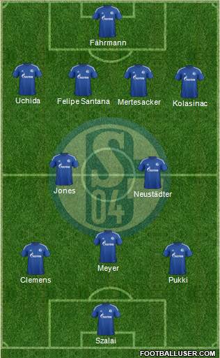 FC Schalke 04 Formation 2014