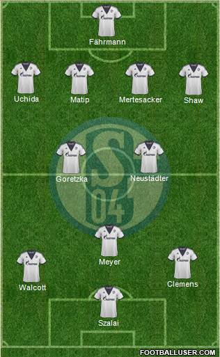 FC Schalke 04 Formation 2014