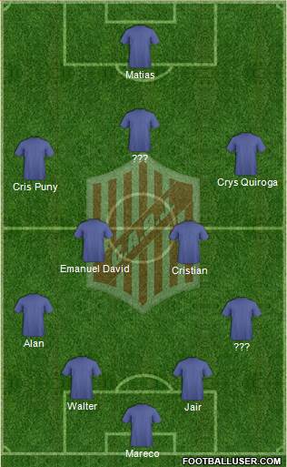 9 de Julio Formation 2014