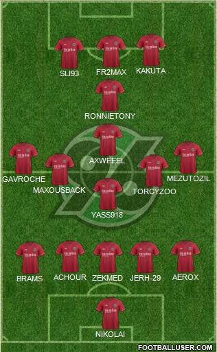 Hannover 96 Formation 2014