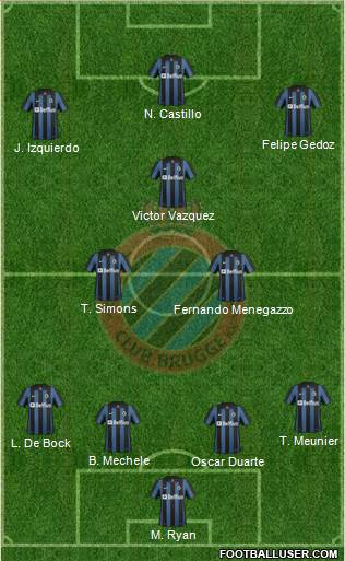 Club Brugge KV Formation 2014